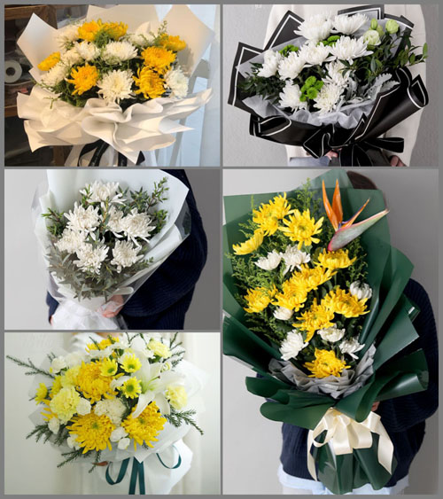 浙江省温州苍南县金乡镇郑家洋村白事花束代送